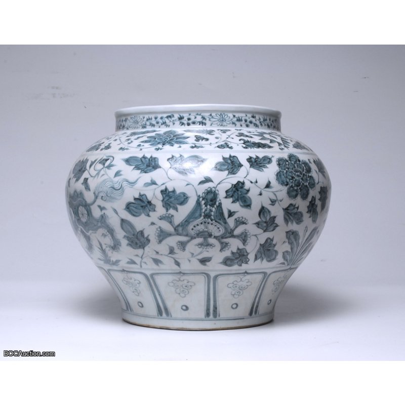 Chinese Antique Qi Ling Big Jar