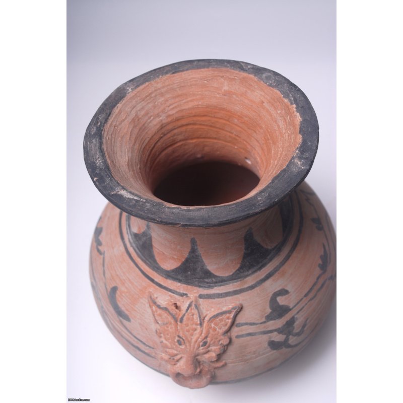 Two Dragon Ceramic Jar