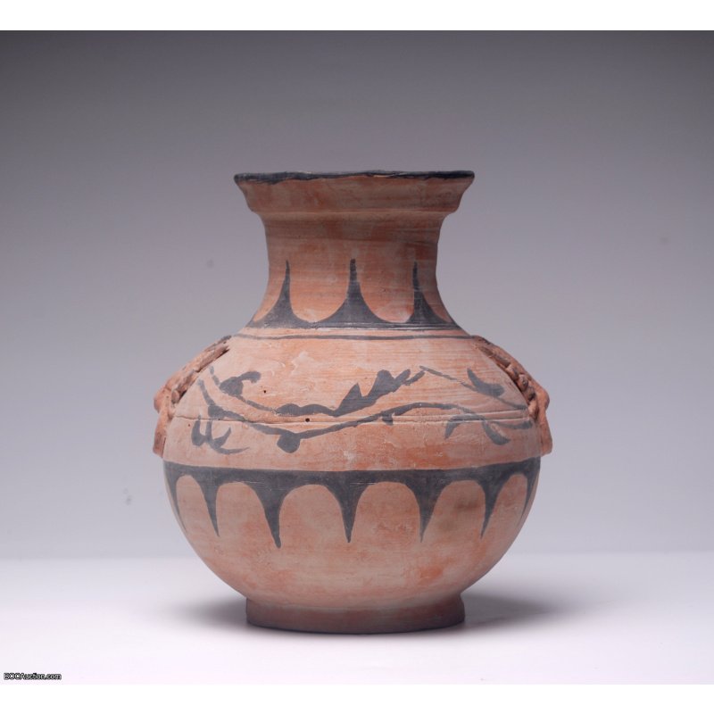Two Dragon Ceramic Jar