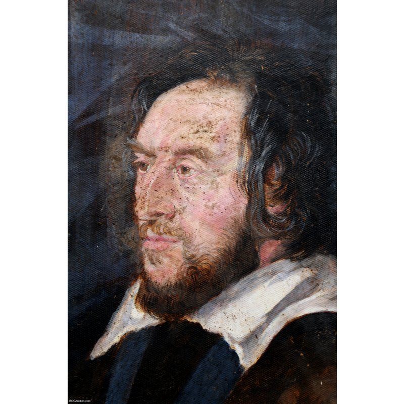 Vintage Potrait Painting on Canvas