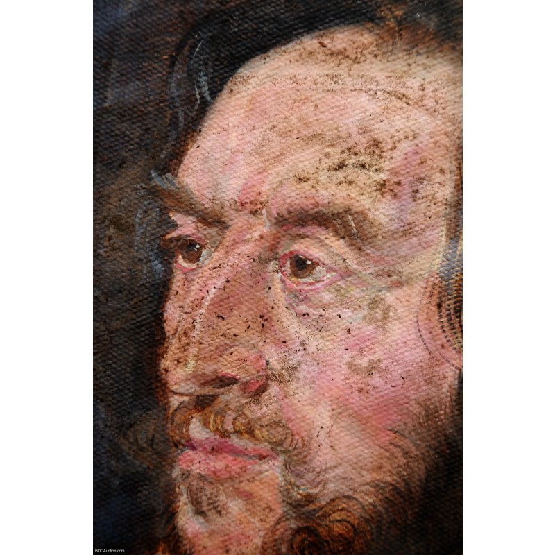 Vintage Potrait Painting on Canvas