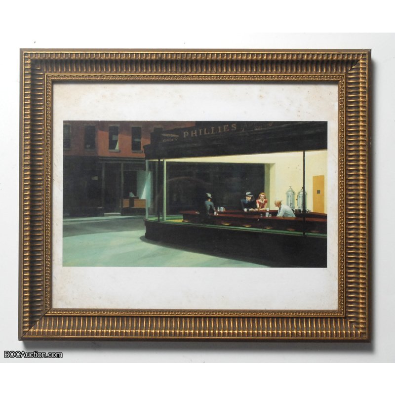 Edward Hopper Painting Lithoprint