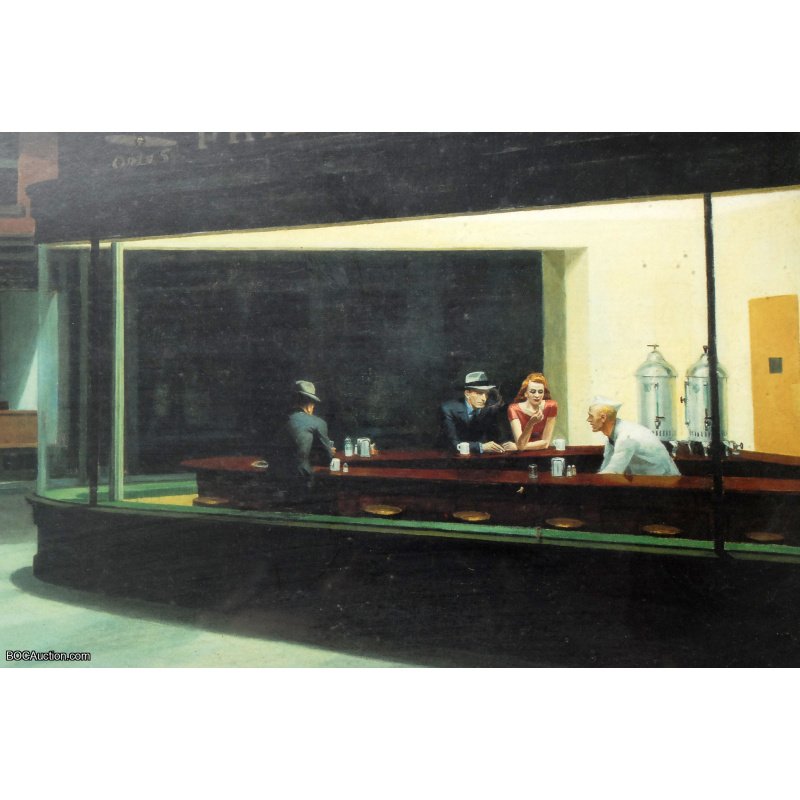 Edward Hopper Painting Lithoprint
