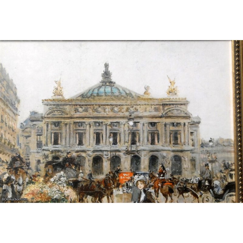 Opera Garnier Painting Lithoprint