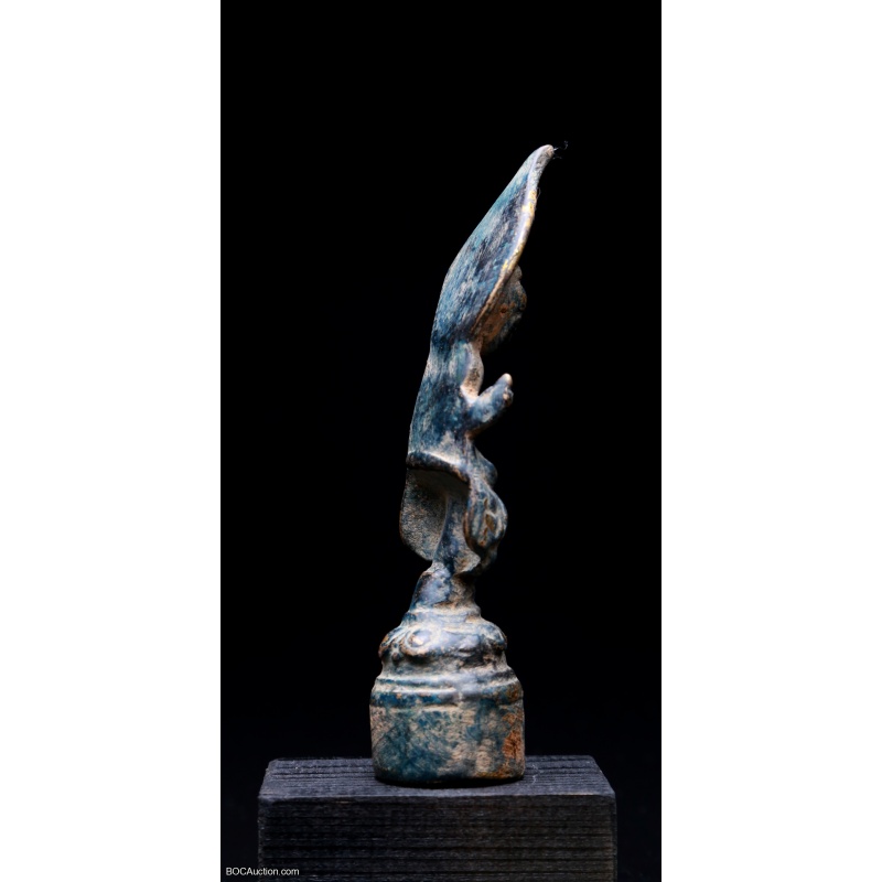 A very rare bronze votive seated Buddha stele from the Northern Wei Dynasty