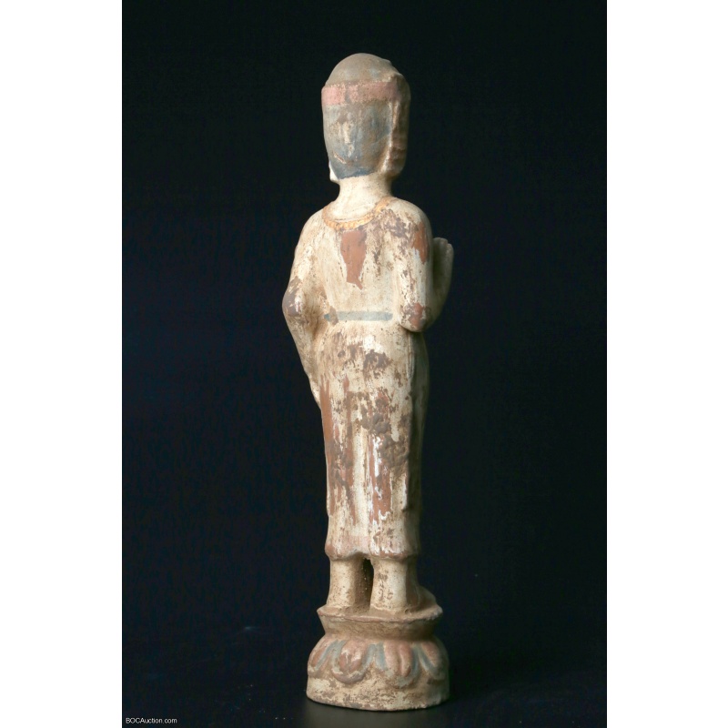 Standing Buddhist Bodhisattva Statue From Qing zhou Long Xing