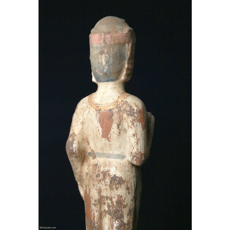 Standing Buddhist Bodhisattva Statue From Qing zhou Long Xing