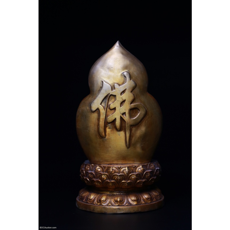 Seated Tibet Bronze Shakyamuni Amitabha Buddha Statue