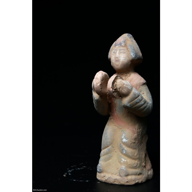 Chinese Pottery Girl Tong San Lui