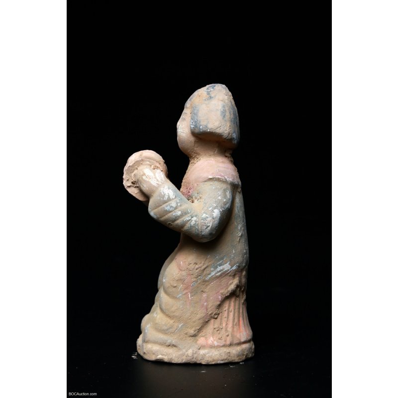 Chinese Pottery Girl Tong San Lui
