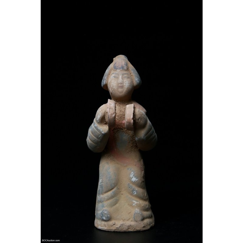Chinese Pottery Girl Tong San Lui