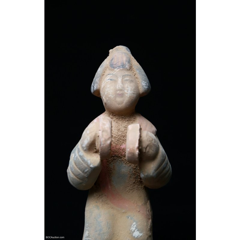 Chinese Pottery Girl Tong San Lui