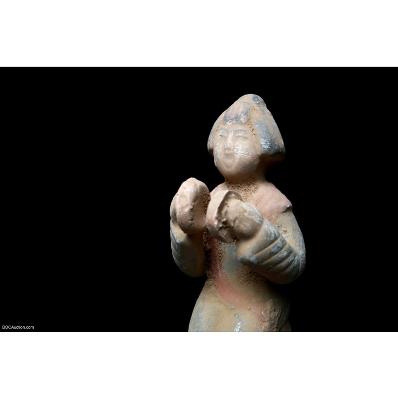 Chinese Pottery Girl Tong San Lui