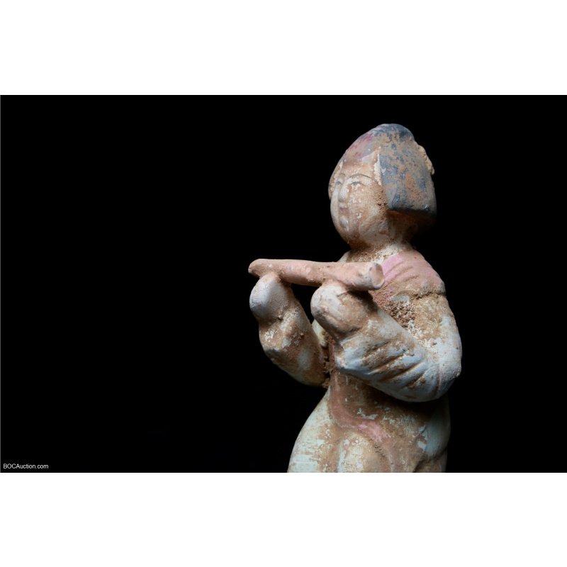 Chinese Pottery Girl Tong San Lui