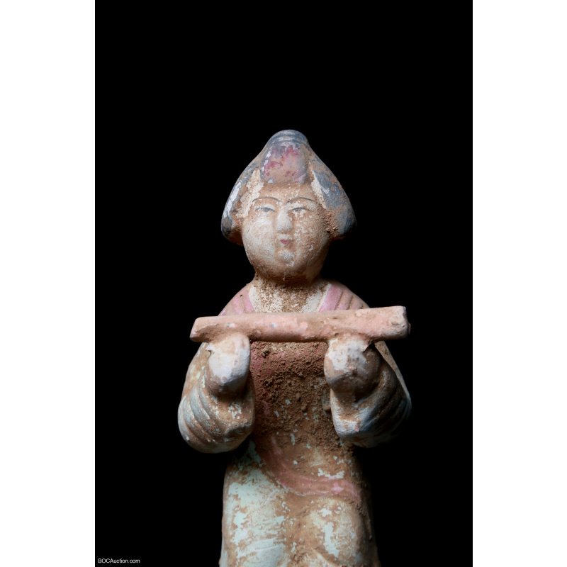 Chinese Pottery Girl Tong San Lui