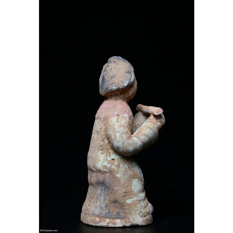 Chinese Pottery Girl Tong San Lui