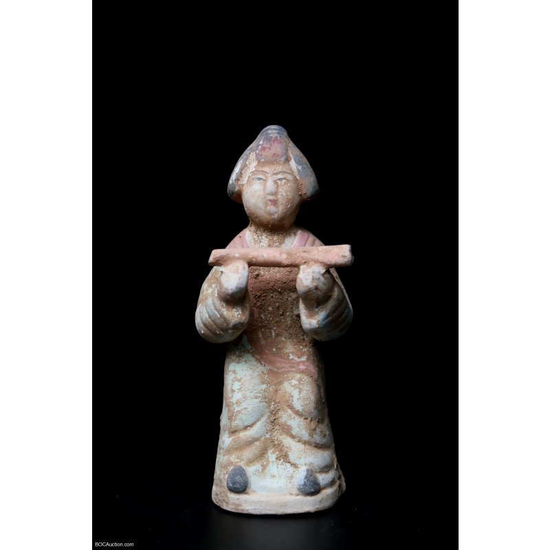 Chinese Pottery Girl Tong San Lui