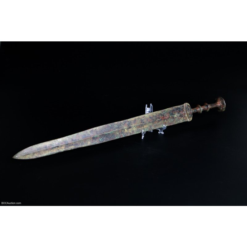 Chinese inscribed Bronze Sword, Warring States Period (475 -221BC)